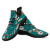 Teal Teddy Bear Nurse Black Athletic Shoes-grizzshop