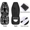 Technical Buddha Black And White Print Car Seat Covers-grizzshop