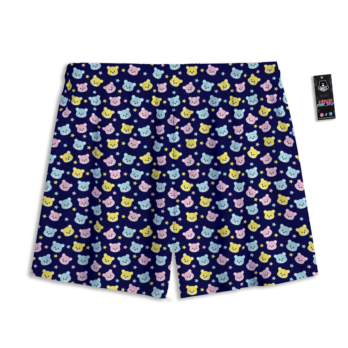 Symbol Eye Of Horus Print Mesh Shorts