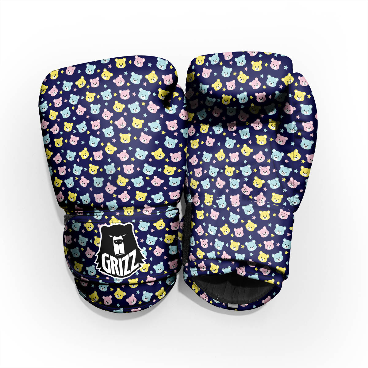 Teddy Bear Cartoon Print Pattern Pro Boxing Glove