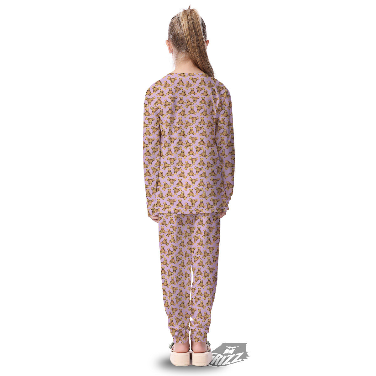 Teddy Bear Cute Print Pattern Kid's Pajamas-grizzshop