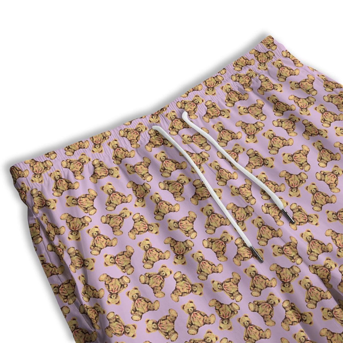 Tie Dye Yellow And Pink Print Men's Athletic Shorts