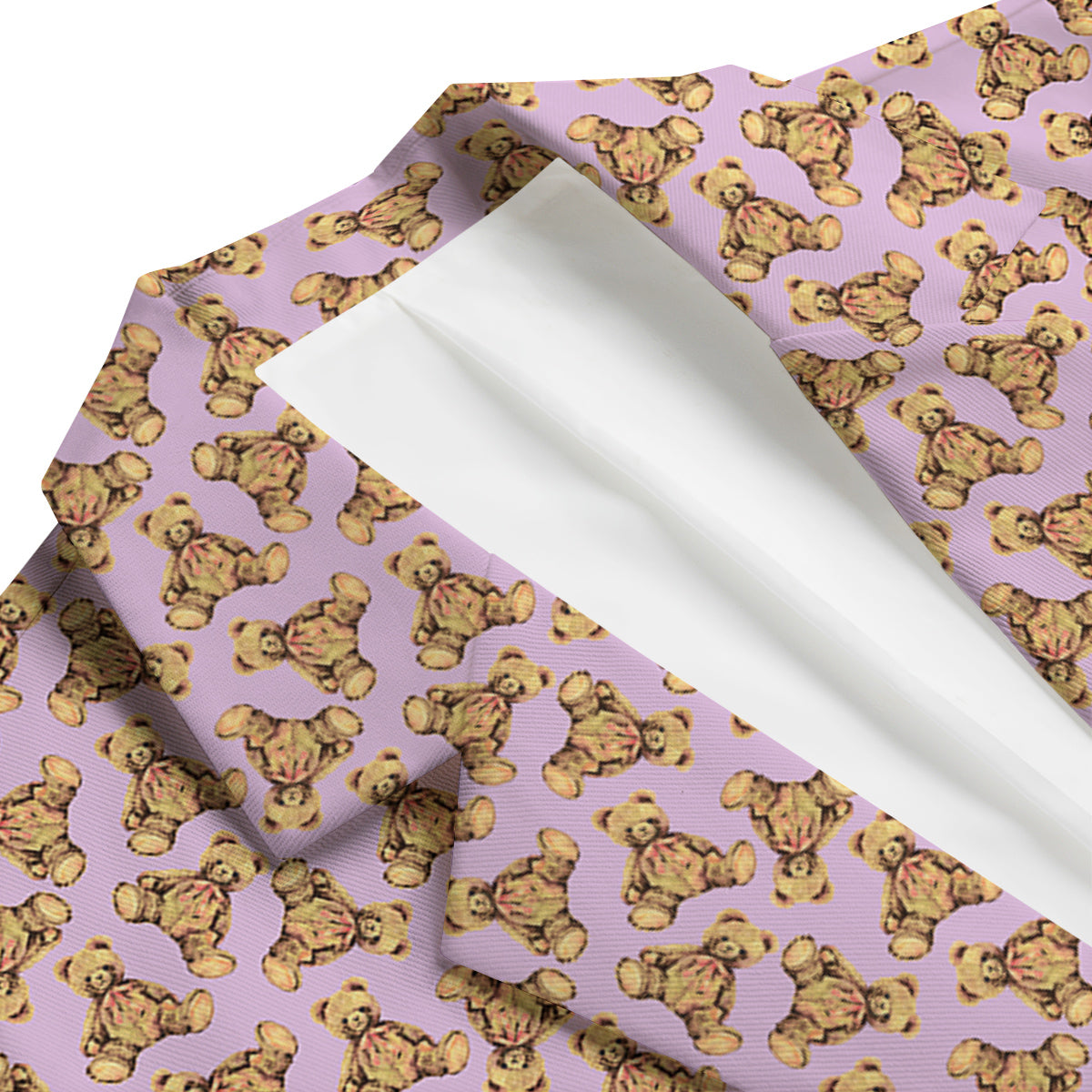 Teddy Bear Cute Print Pattern Men's Blazer-grizzshop