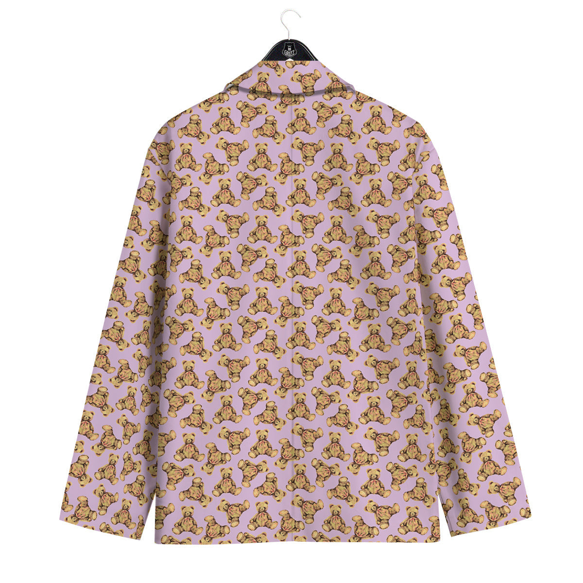 Teddy Bear Cute Print Pattern Men's Sport Coat-grizzshop