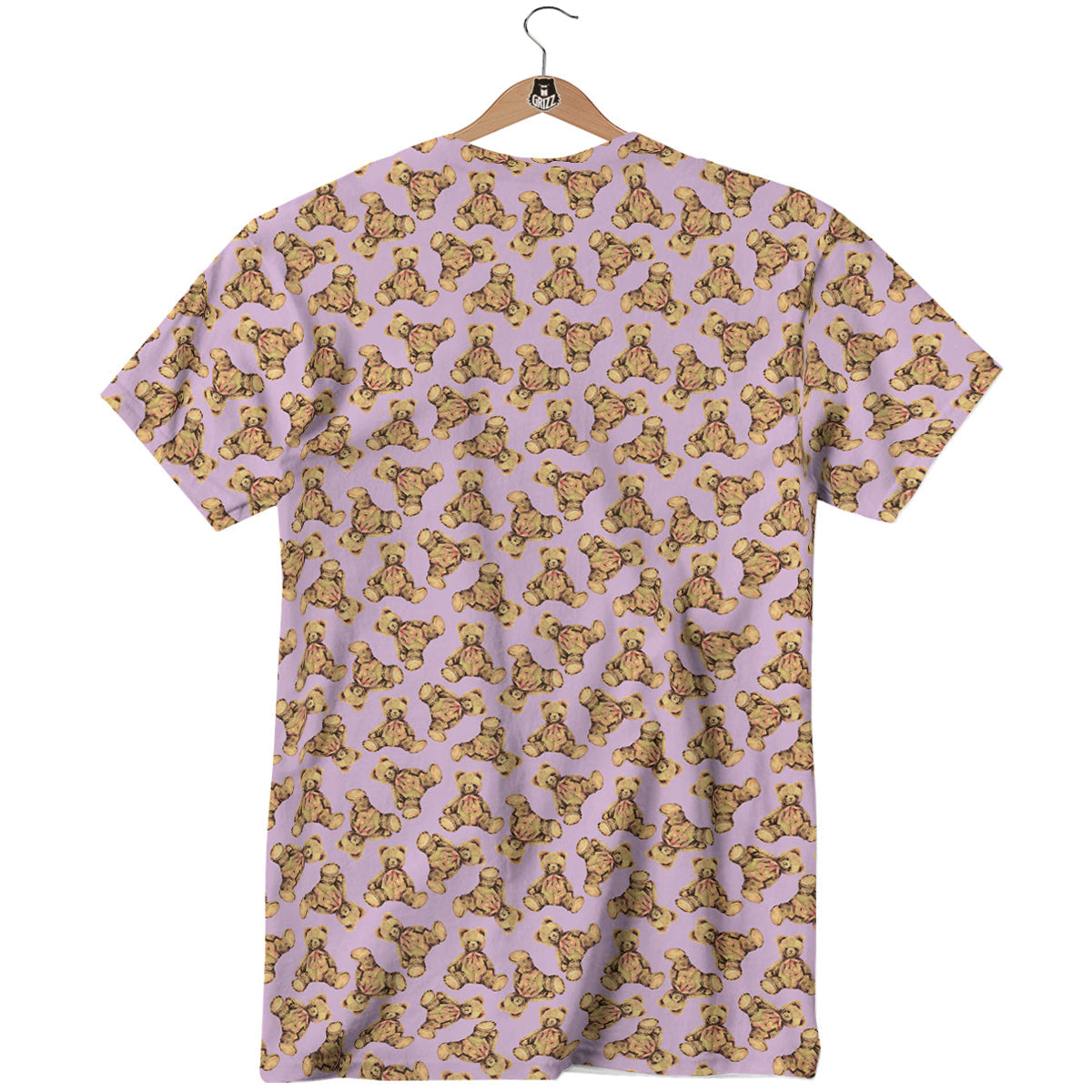 Teddy Bear Cute Print Pattern T-Shirt-grizzshop