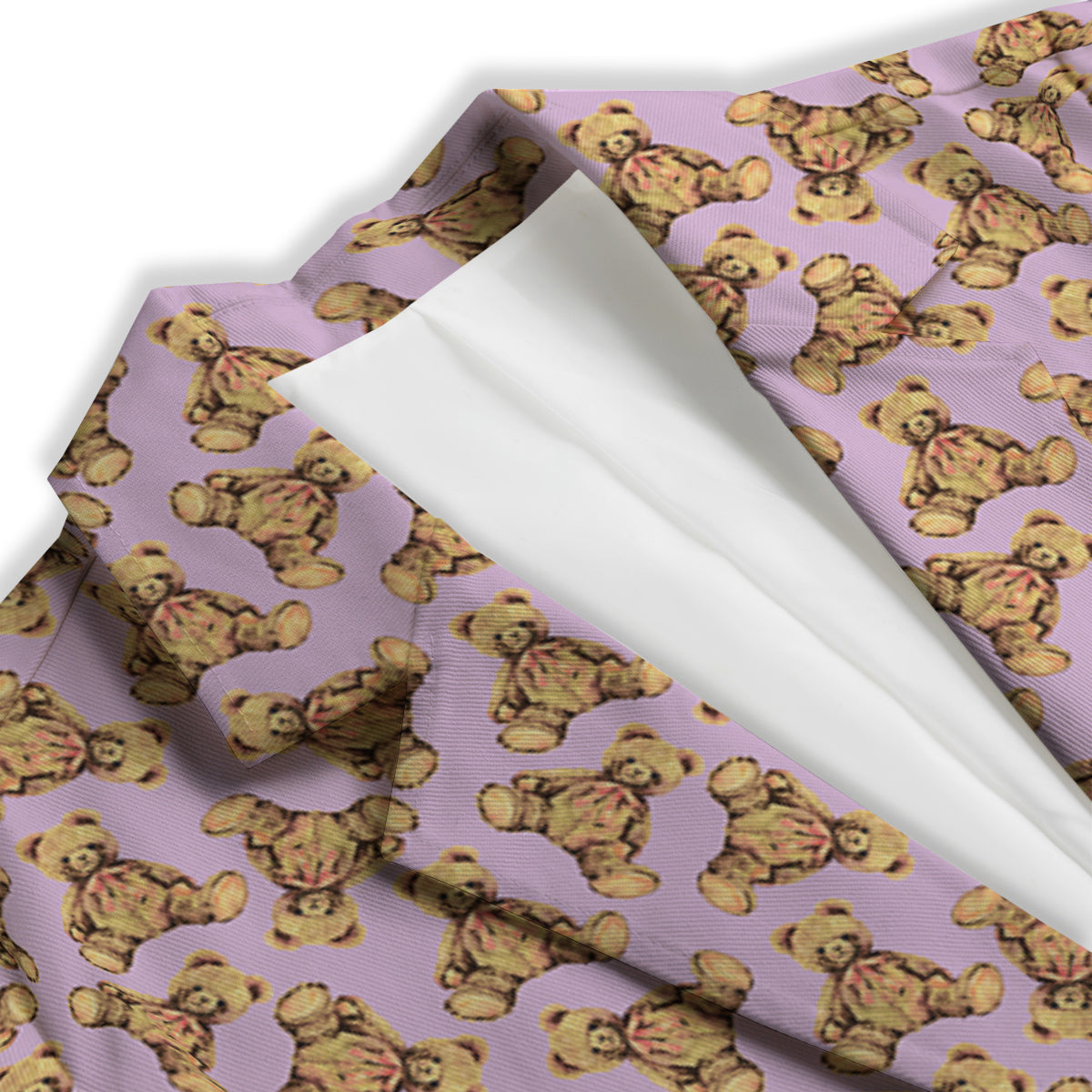 Teddy Bear Cute Print Pattern Women's Blazer-grizzshop