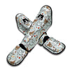 Teddy Bear Nurse Pattern Print Muay Thai Shin Guards-grizzshop