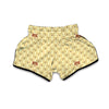 Teddy Bear Pattern Print Muay Thai Boxing Shorts-grizzshop