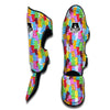 Teddy Gummy Bear Colorful Print Pattern Muay Thai Shin Guards-grizzshop