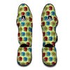 Telephone Hand Drawn Colorful Print Pattern Muay Thai Shin Guards-grizzshop