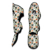 Telephone Hello Print Pattern Muay Thai Shin Guards-grizzshop