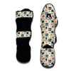 Telephone Hello Print Pattern Muay Thai Shin Guards-grizzshop