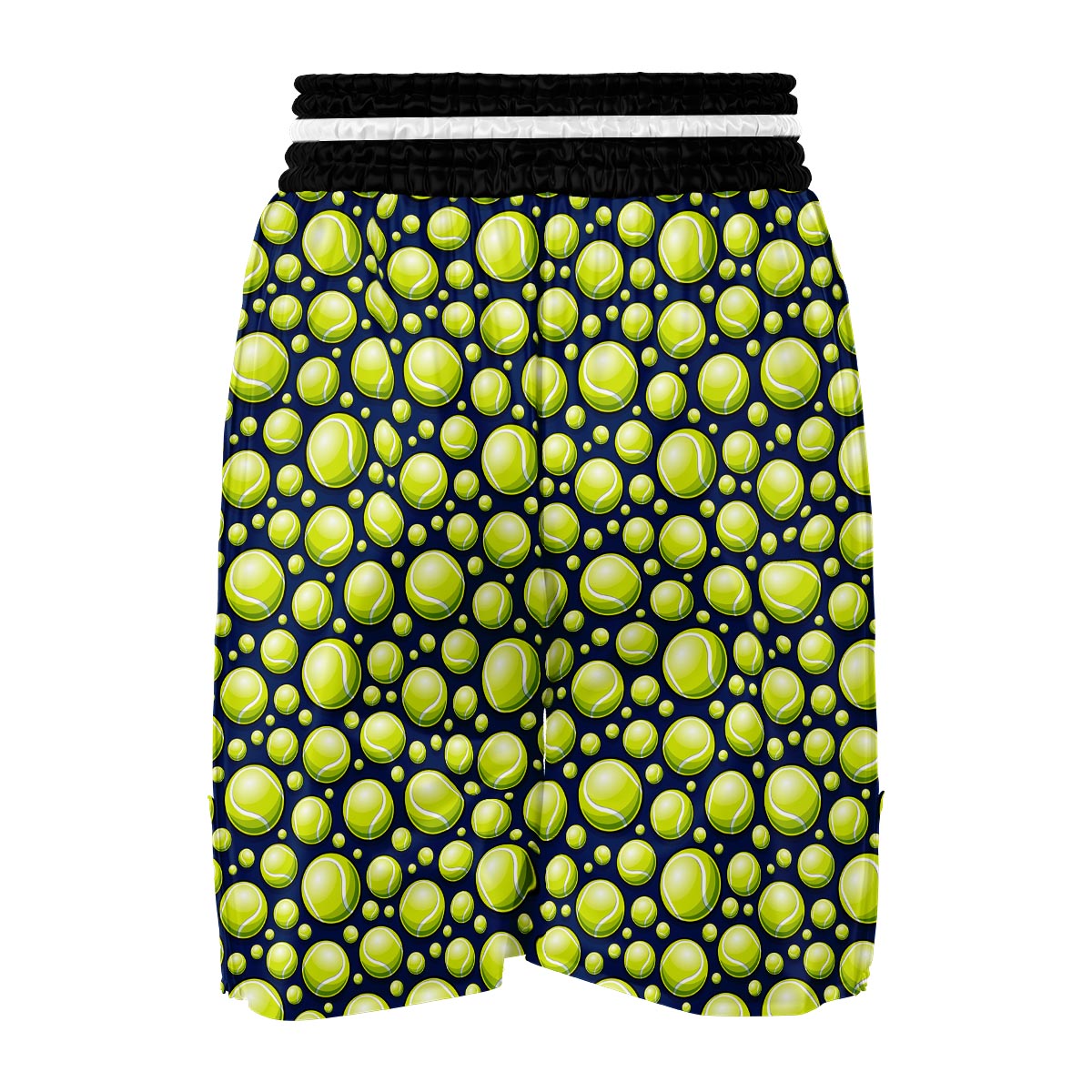 Tennis Ball Pattern Print Boxing Shorts-grizzshop