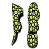 Tennis Ball Pattern Print Muay Thai Shin Guards-grizzshop