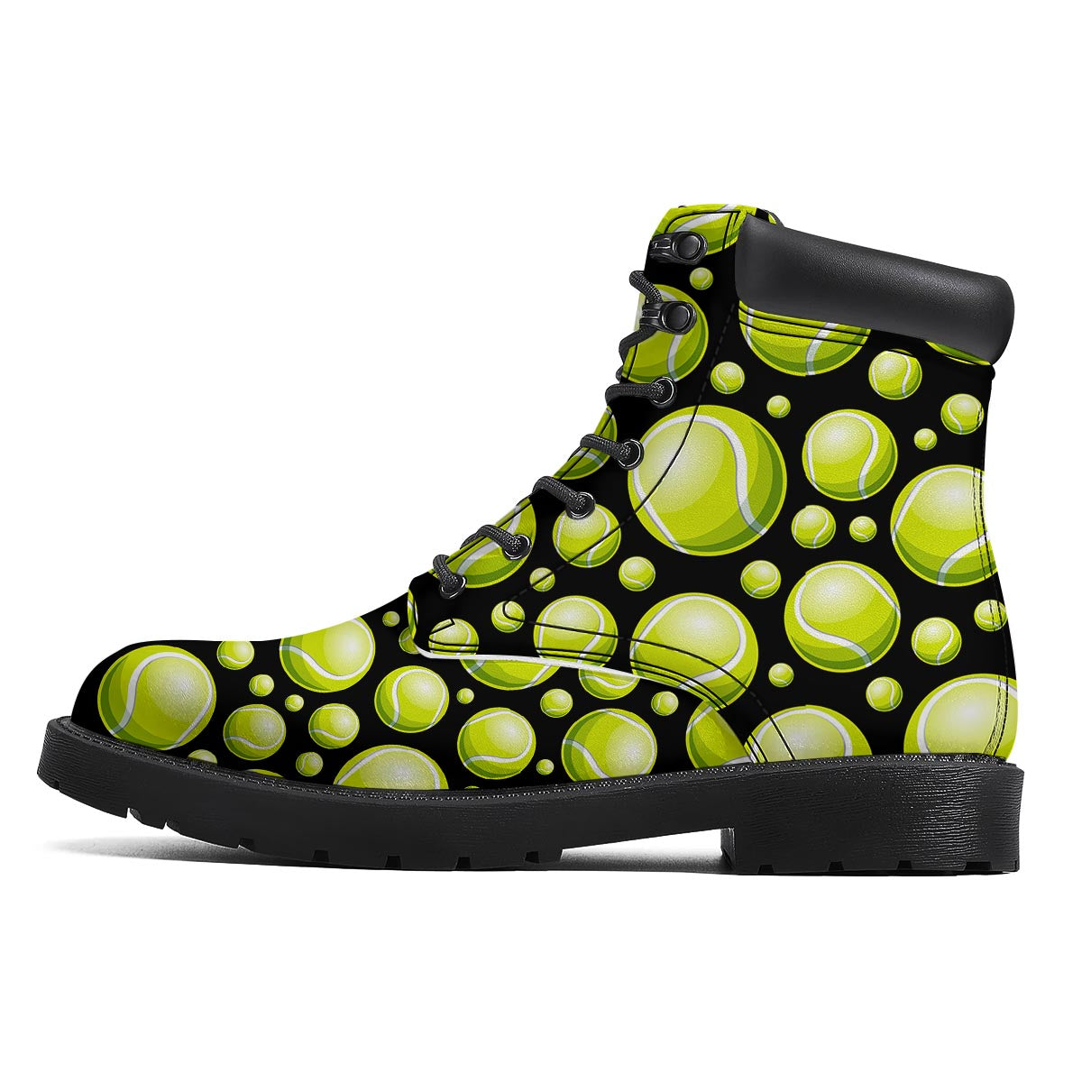 Tennis Balls Print Pattern Boots-grizzshop
