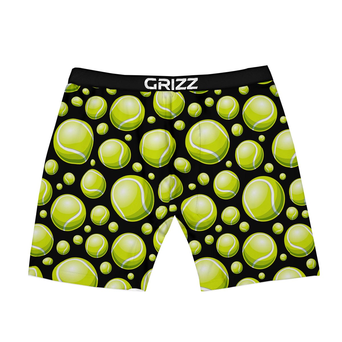 Tennis Balls Print Pattern Boxer Briefs-grizzshop