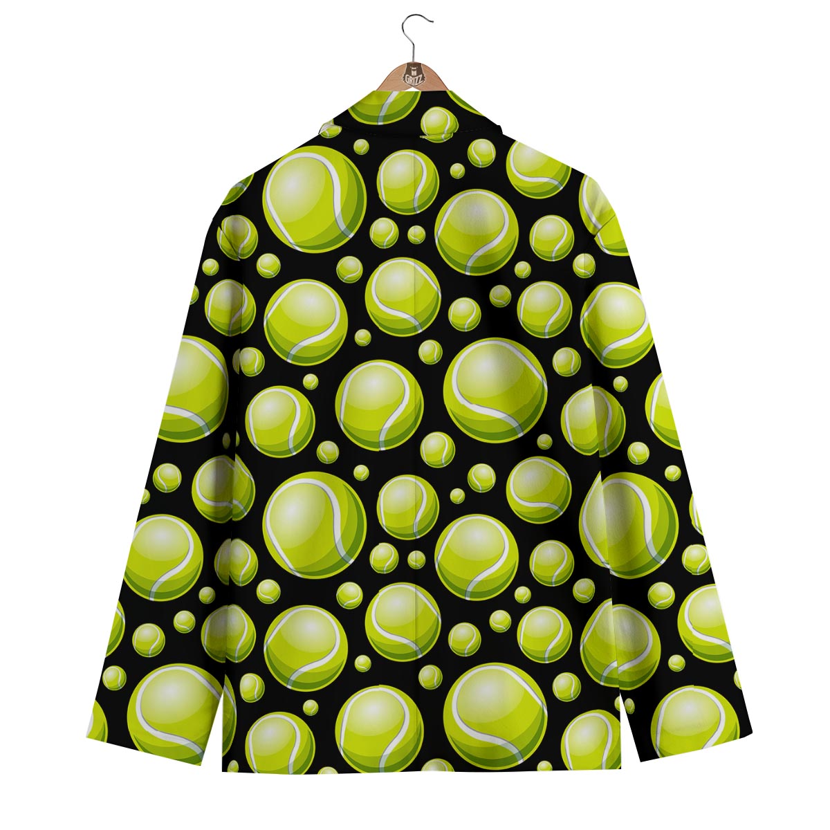 Tennis Balls Print Pattern Men's Blazer-grizzshop