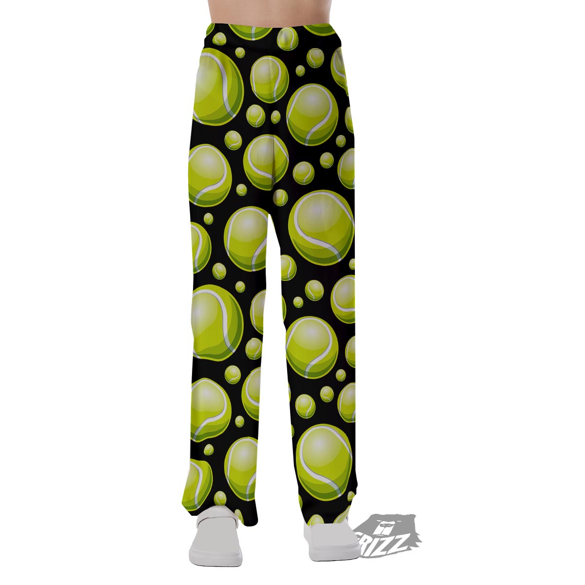 Tennis Balls Print Pattern Pajama Pants-grizzshop