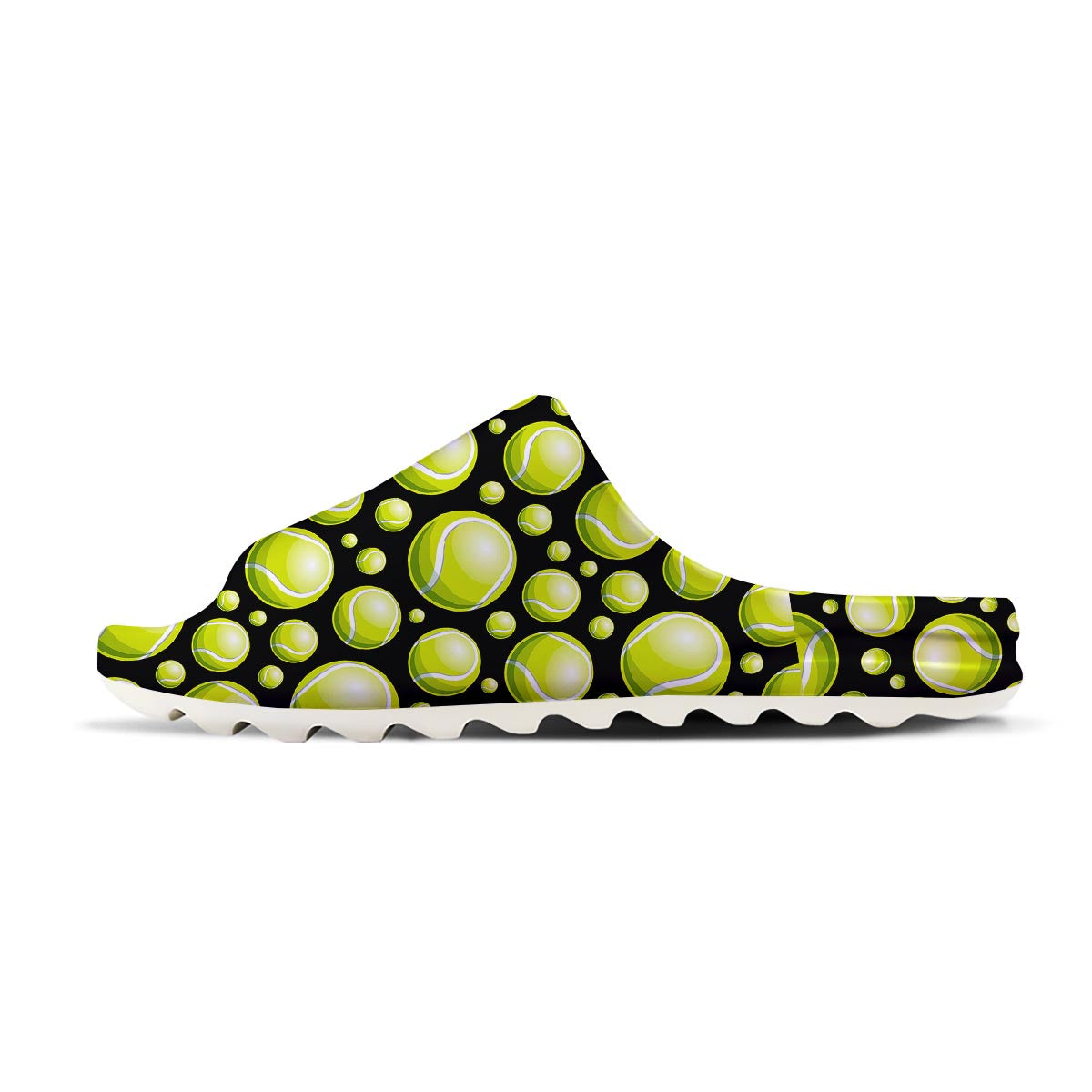 Tennis Balls Print Pattern Sandals-grizzshop