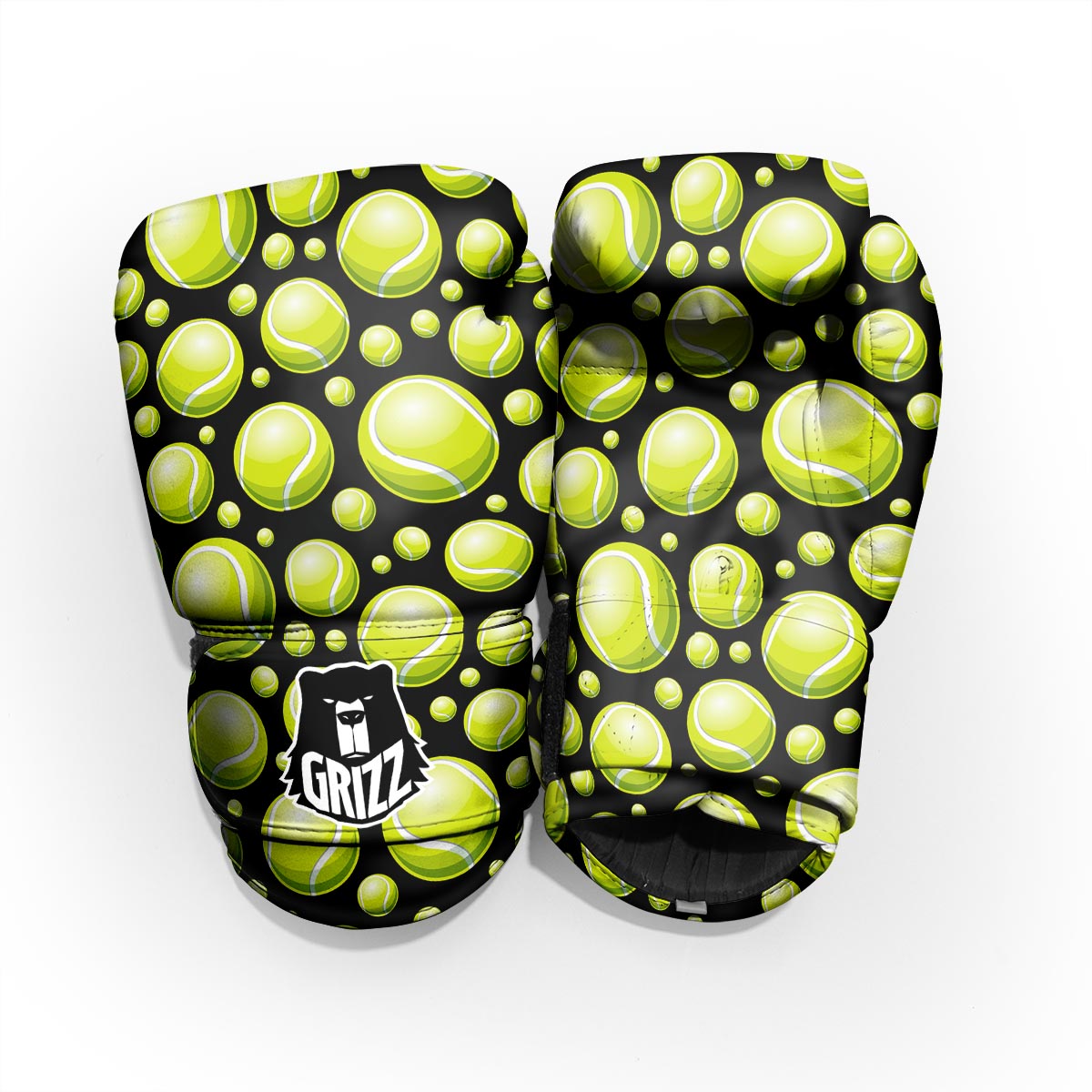 Tennis Balls Print Pattern Pro Boxing Glove