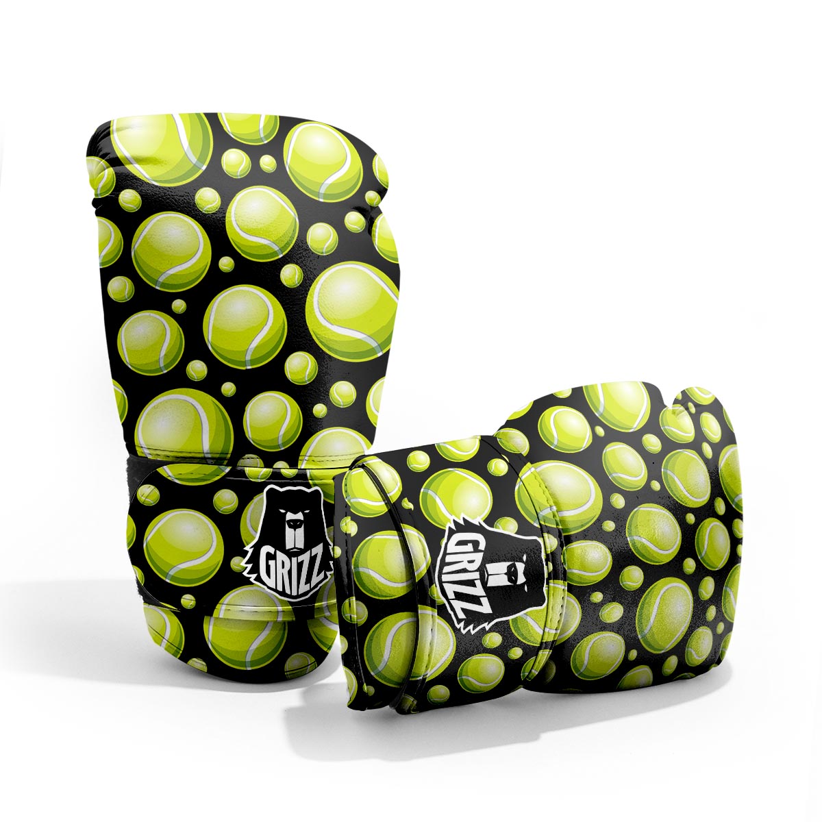 Tennis Balls Print Pattern Pro Boxing Glove