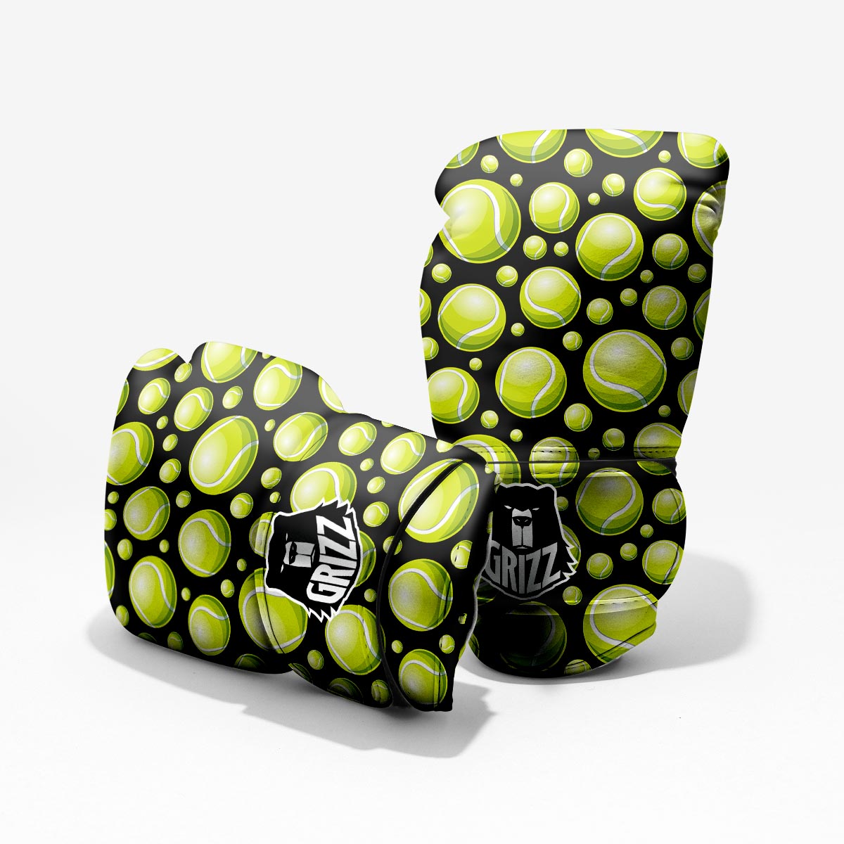 Tennis Balls Print Pattern Pro Boxing Glove