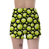 Tennis Balls Print Pattern Women's Shorts-grizzshop