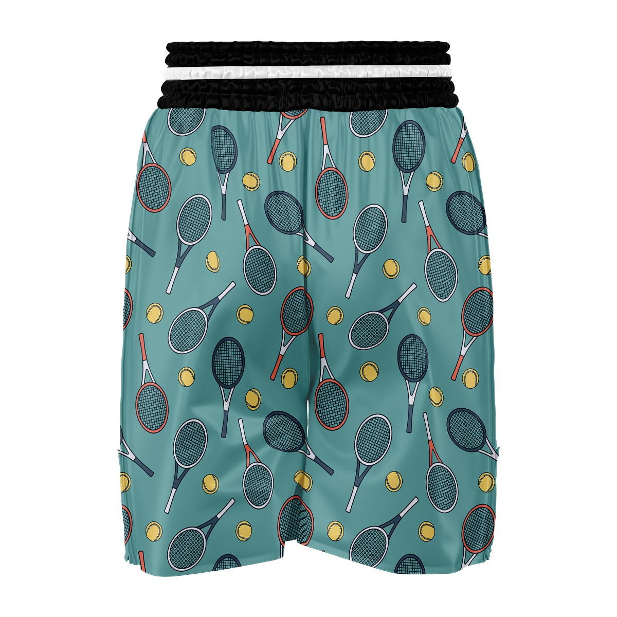 Tennis Print Pattern Boxing Shorts-grizzshop