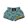 Tennis Print Pattern Muay Thai Boxing Shorts-grizzshop