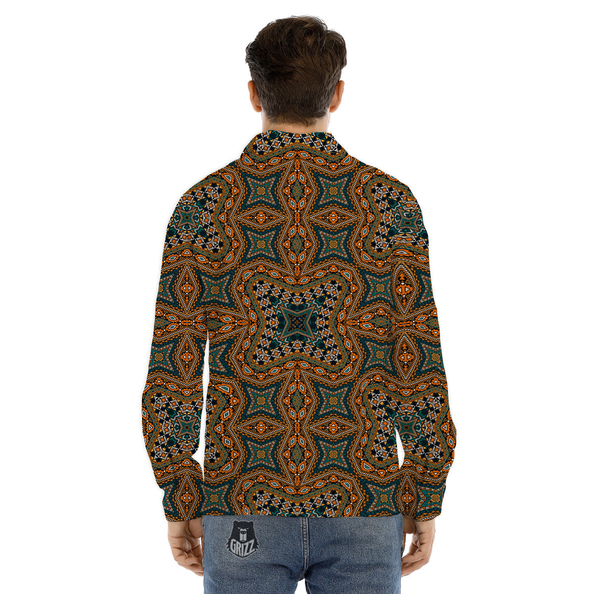 Tennis Retro Print Pattern Men's Dress Shirts-grizzshop