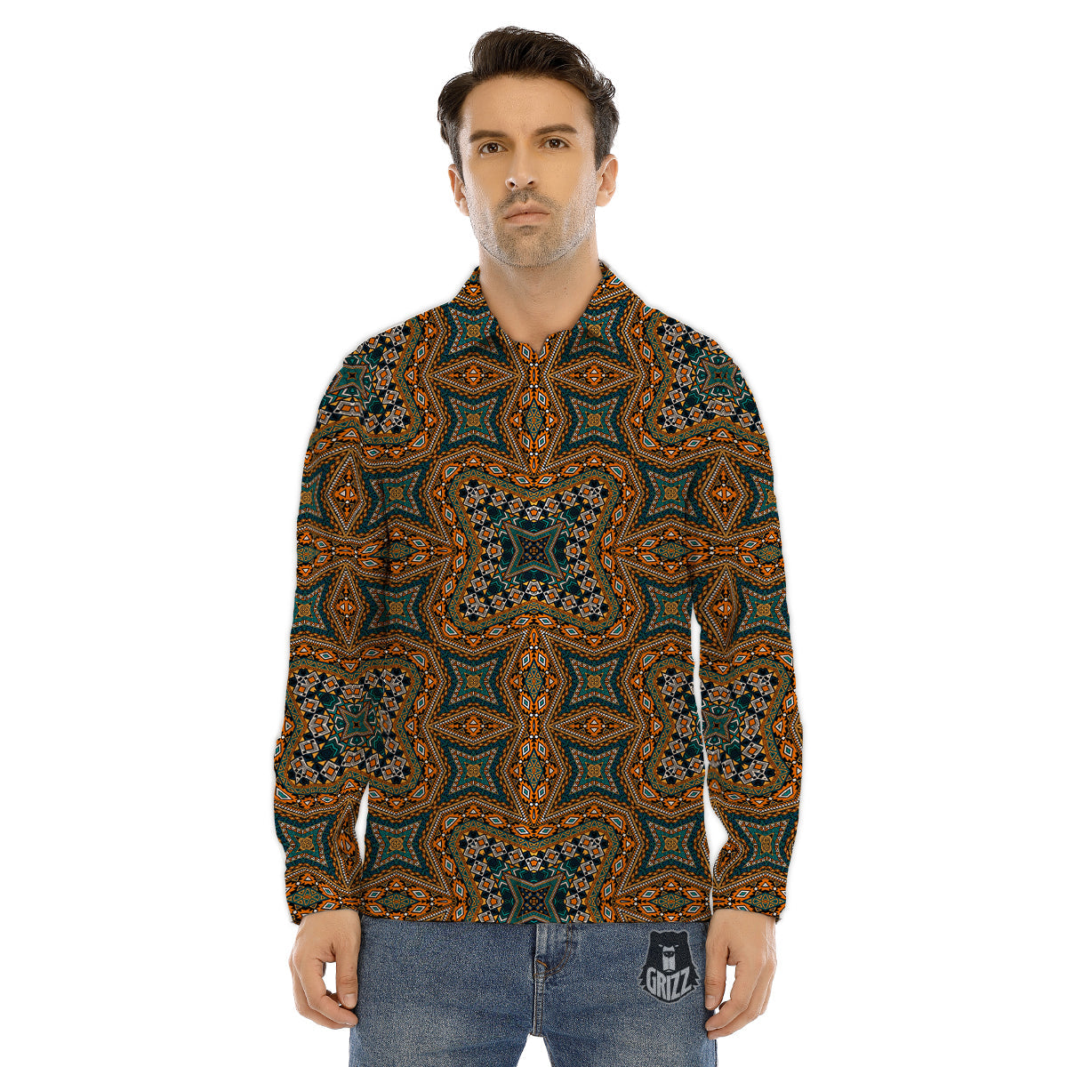 Tennis Retro Print Pattern Men's Dress Shirts-grizzshop