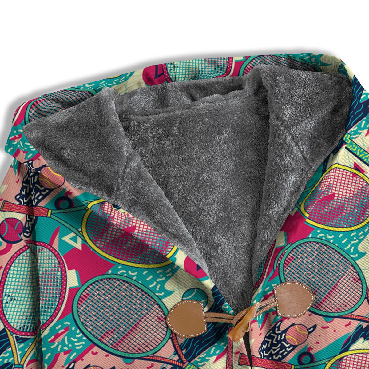 Tennis Retro Print Pattern Men's Windbreaker Jacket-grizzshop