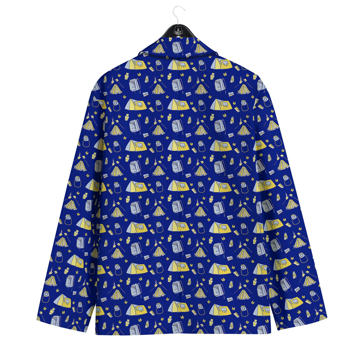 Tent Camping Print Pattern Men's Sport Coat-grizzshop