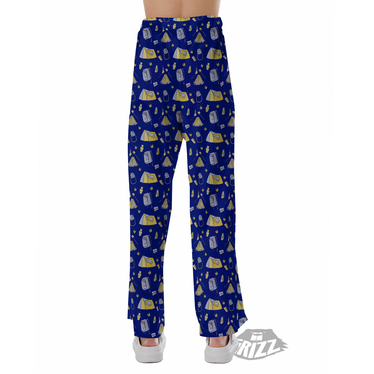 Tent Camping Print Pattern Pajama Pants-grizzshop