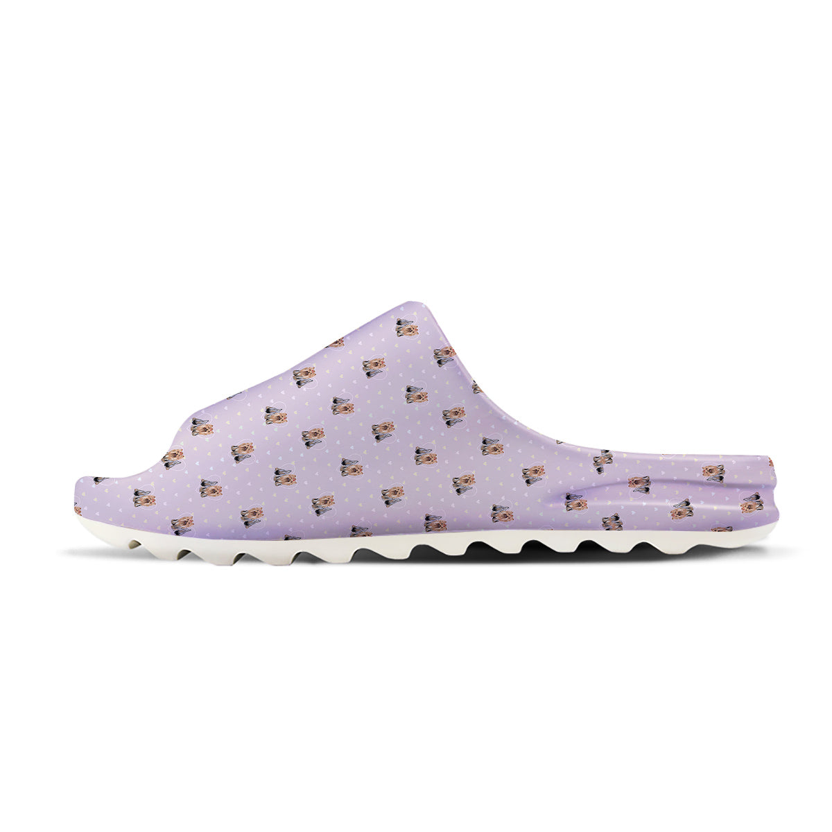 Terrier Yorkshire Cute Print Pattern Sandals-grizzshop