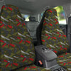 Terrorist Weapon Green Camo Print Pattern Car Seat Covers-grizzshop