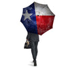 Texas Flag Grunge Print Umbrella-grizzshop