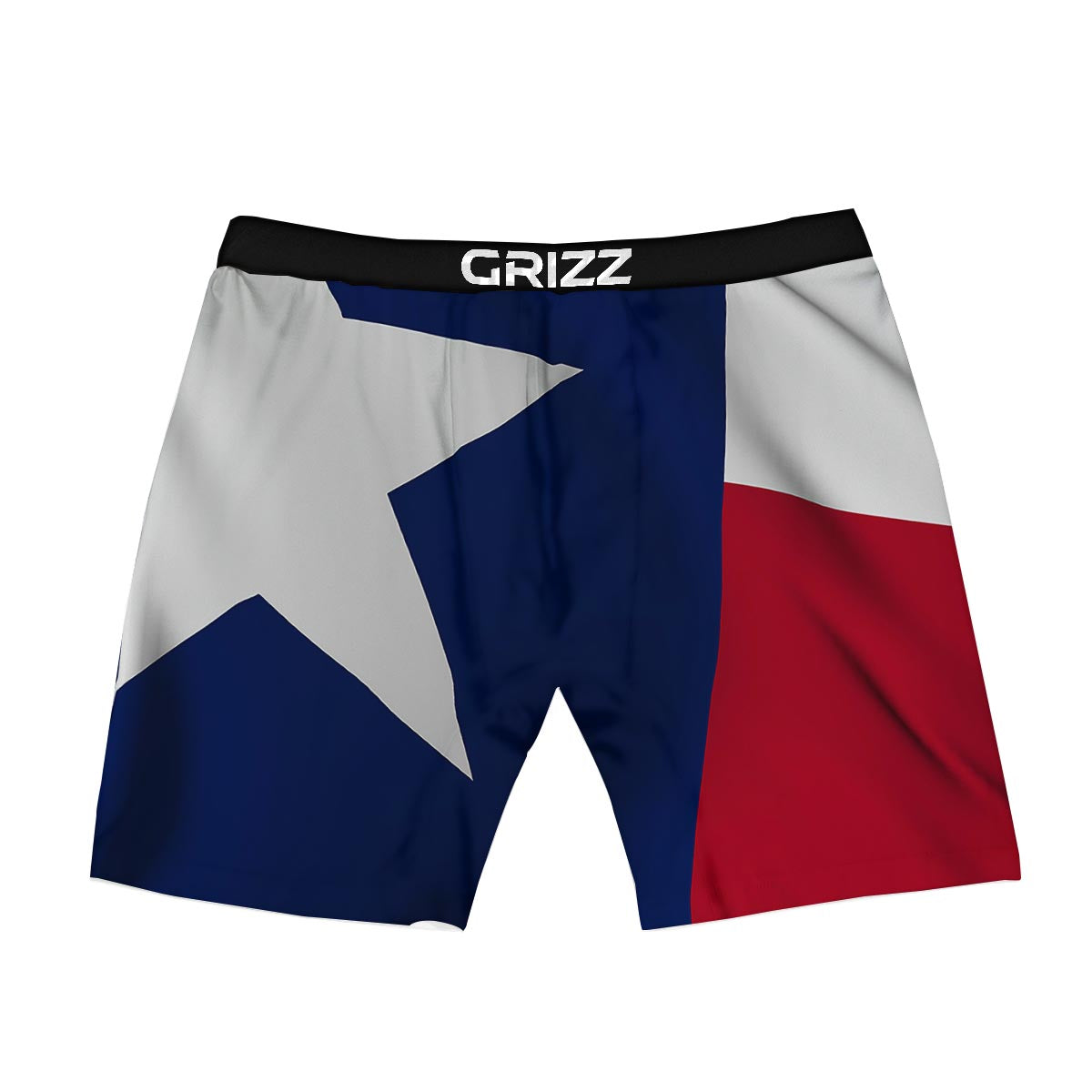 Texas Flag Print Boxer Briefs-grizzshop