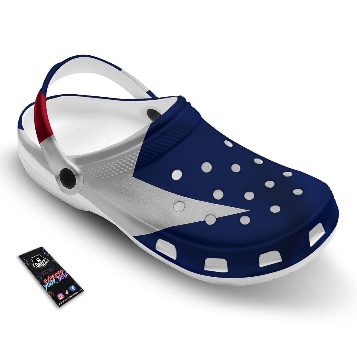 Texas Flag Print Clog-grizzshop