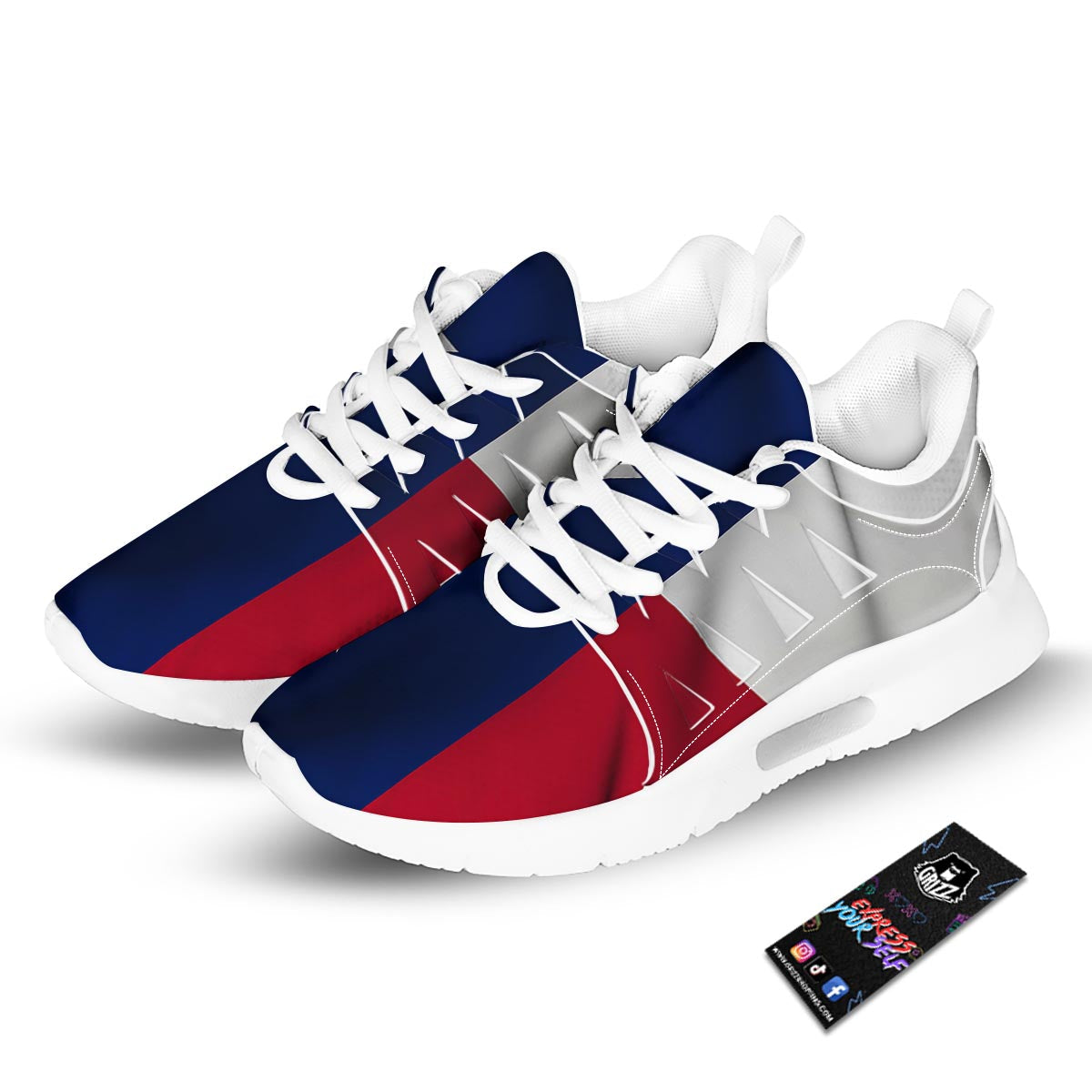 Texas Flag Print Tennis Shoes-grizzshop