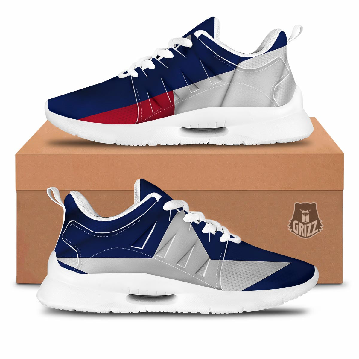 Texas Flag Print Tennis Shoes-grizzshop