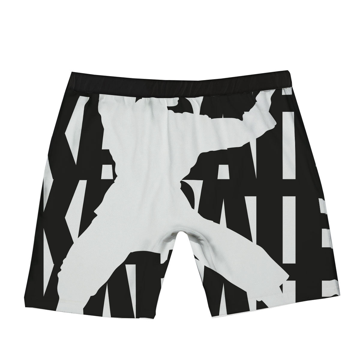 Text Karate Print Boxer Briefs-grizzshop