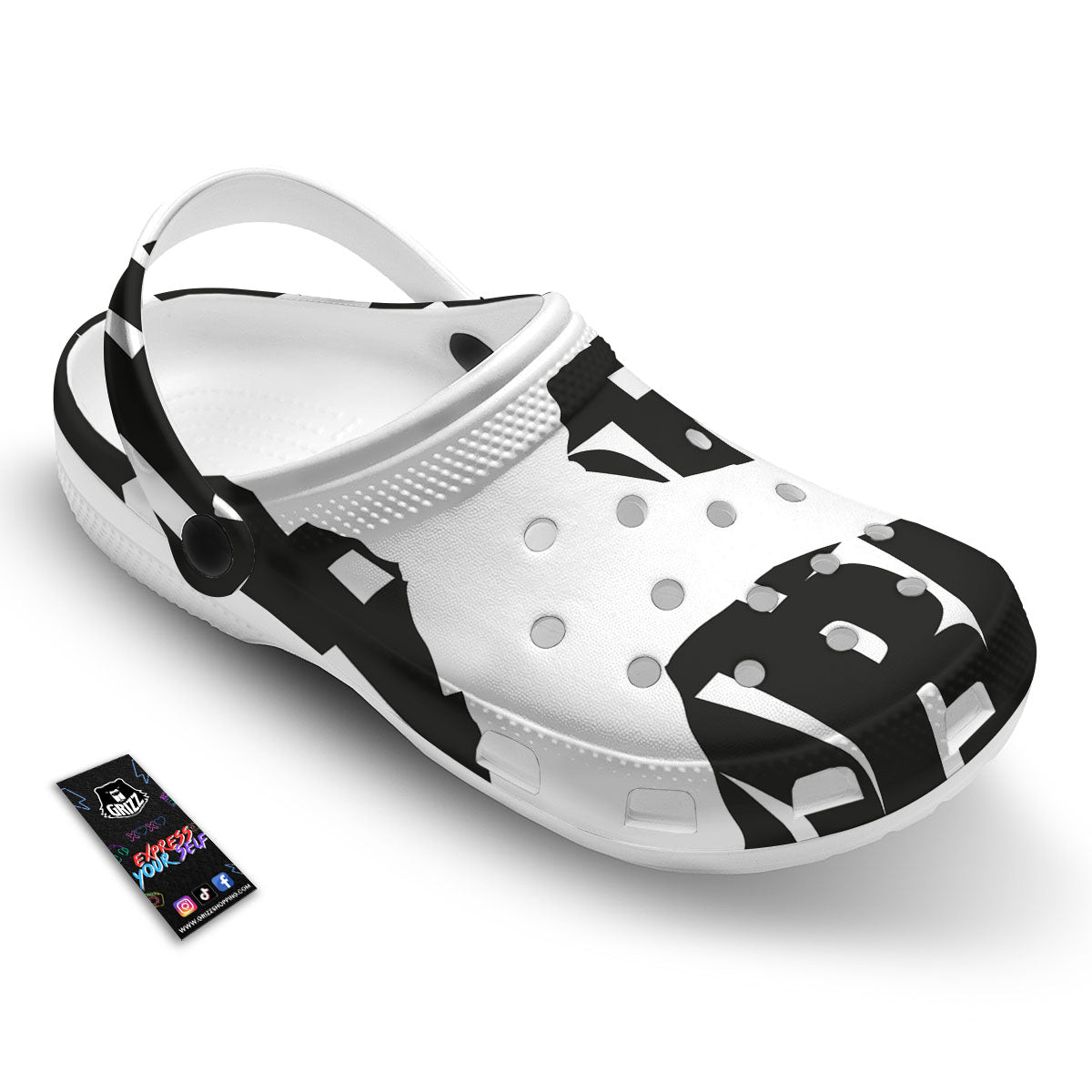 Text Karate Print Clog-grizzshop