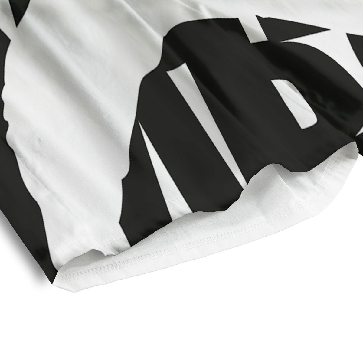 Text Karate Print Men's Athletic Shorts