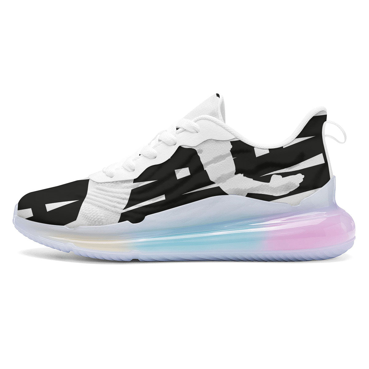 Text Karate Print Running Sneakers-grizzshop