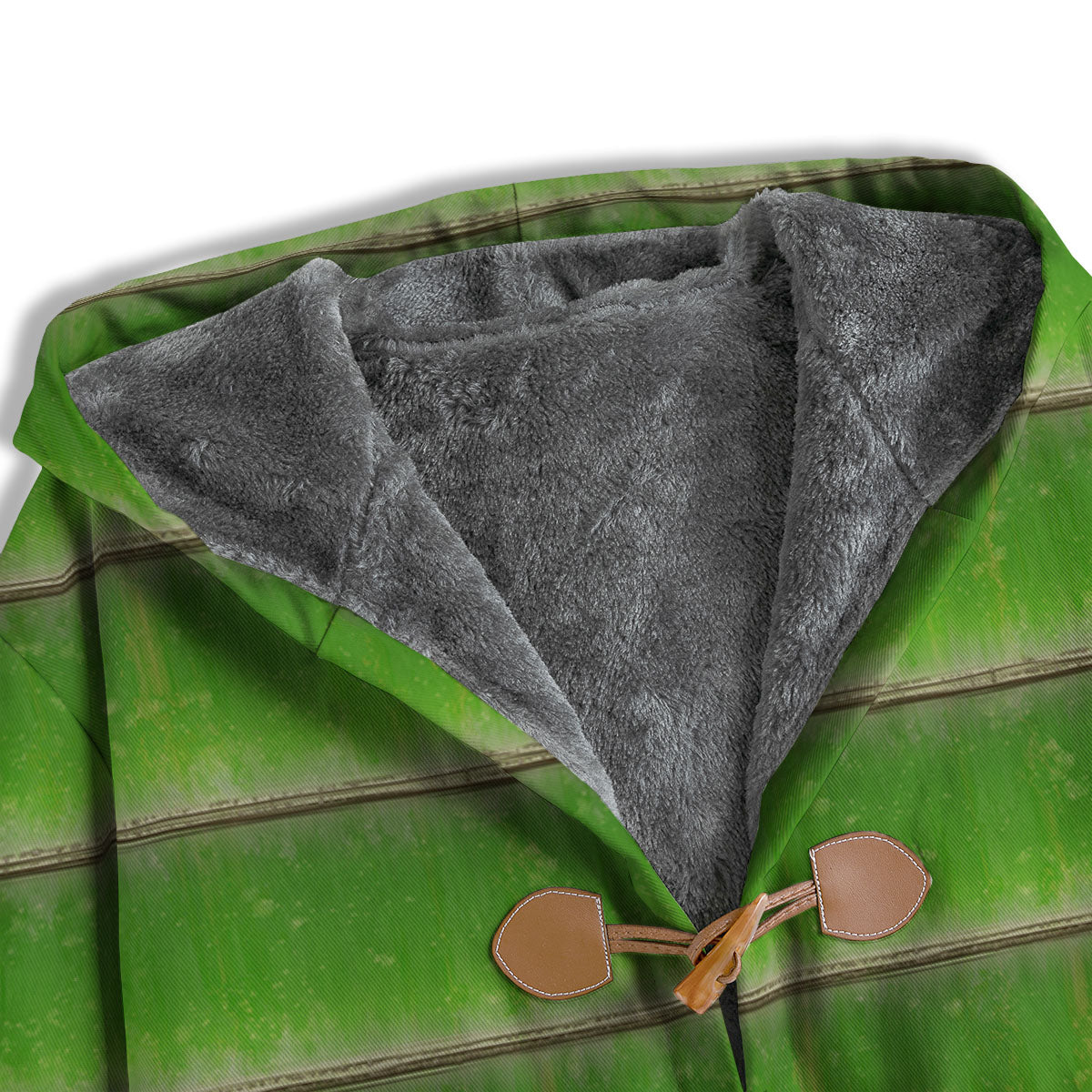 Texture Bamboo Green Print Men's Windbreaker Jacket-grizzshop