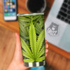 Texture Cannabis Print Tumbler-grizzshop