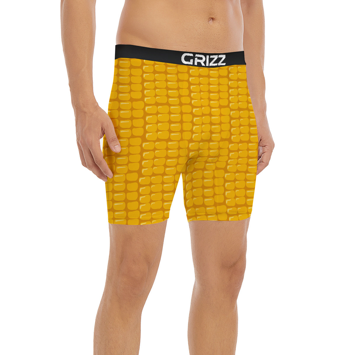 Texture Corn Print Boxer Briefs-grizzshop