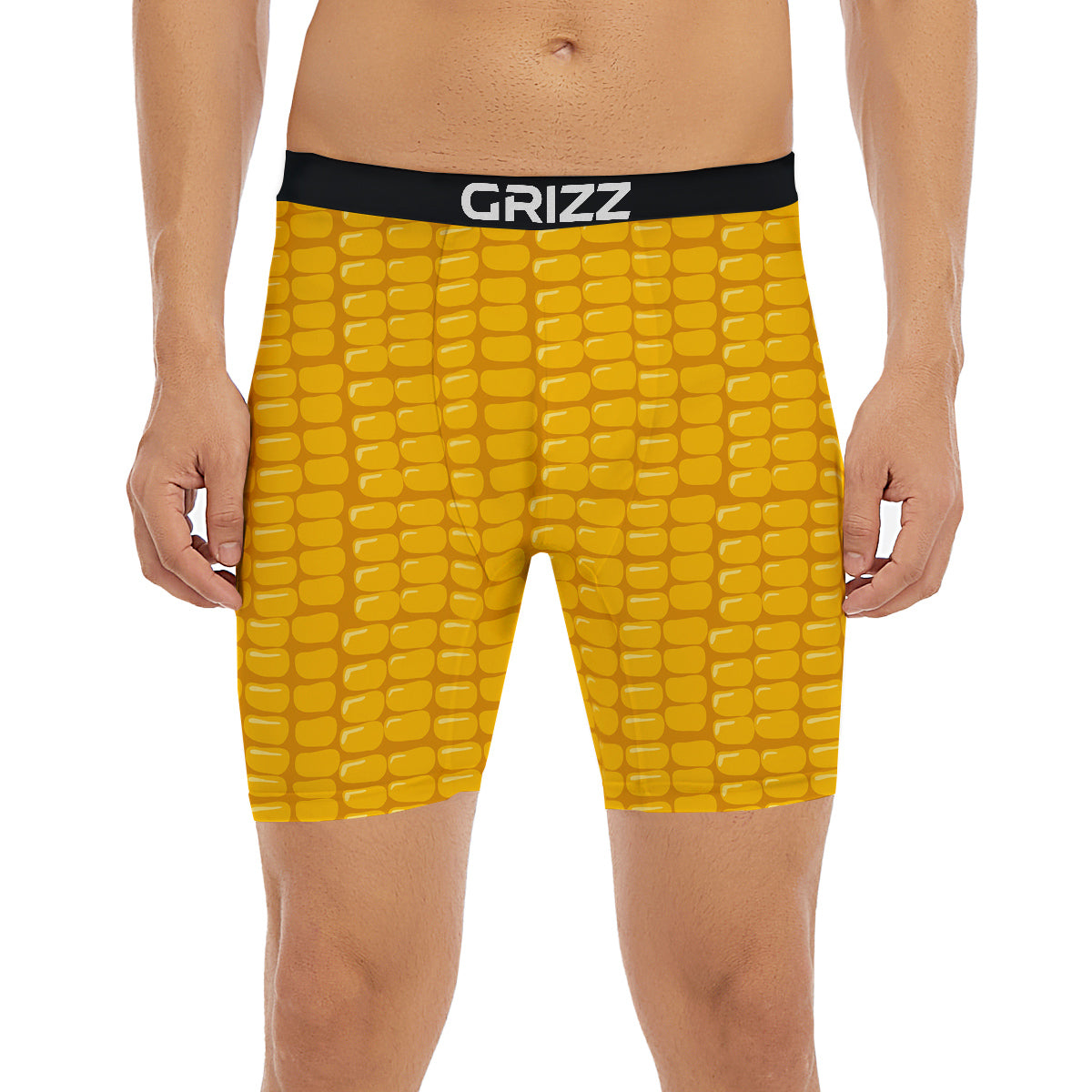 Texture Corn Print Boxer Briefs-grizzshop