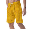 Texture Corn Print Men's Shorts-grizzshop